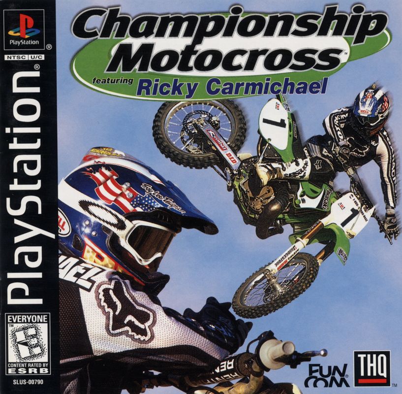 Championship Motocross box art for Playstation